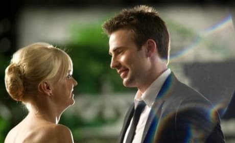 Anna Faris and Chris Evans film What's Your Number