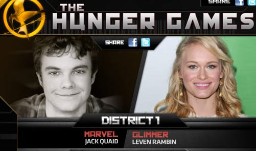 District 1 Cast for The Hunger Games