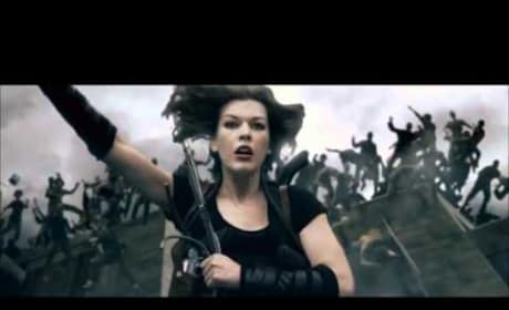 Resident Evil: Afterlife Clip - Rooftop Jump