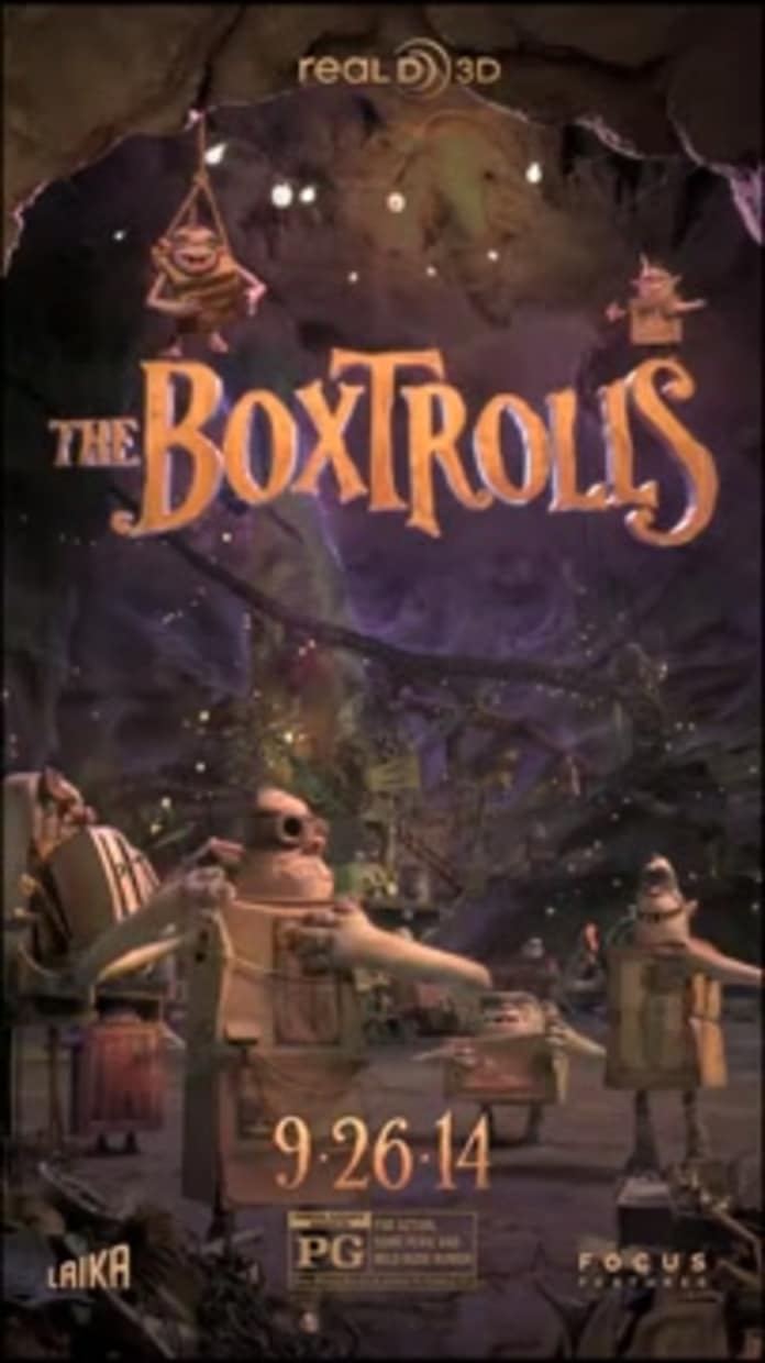 The Boxtrolls Motion Poster It S Electric Movie Fanatic Meet the boxtrolls as they gear up for their first big screen adventure, with fish, eggs oil can and the whole crew in a new extended tv spot and final poster for the boxtrolls. the boxtrolls motion poster it s
