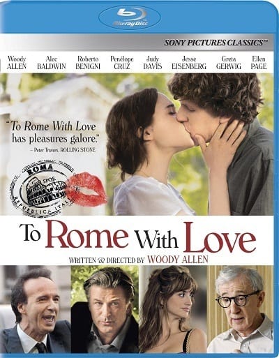 To Rome with Love Blu-Ray Cover