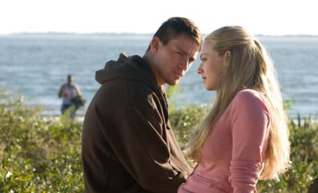 Amanda Seyfried and Channing Tatum on the Beach