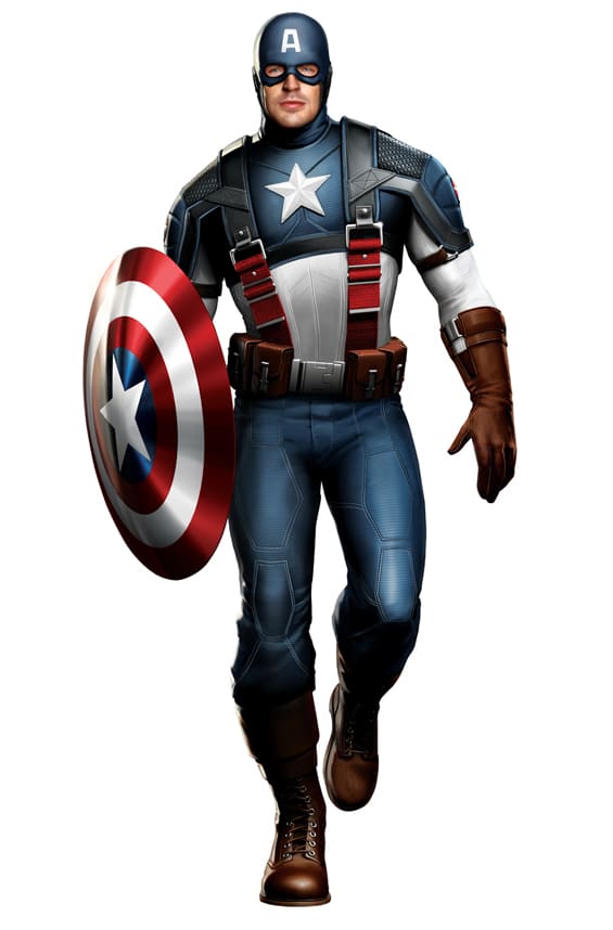 Captain America Costume Art