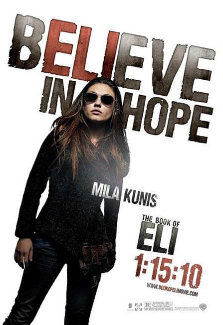 The Book of Eli Believe in Hope Poster