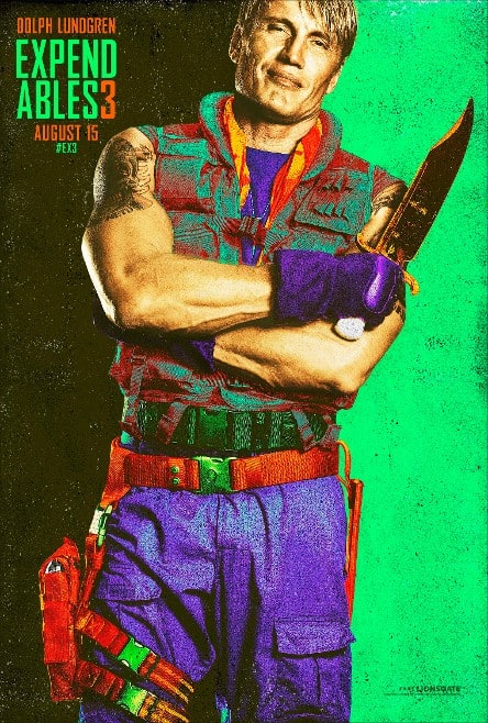 The Expendables 3 Dolph Lungren Comic Con Poster