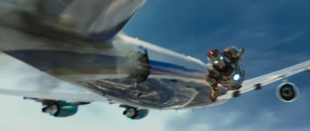 Iron Man Airplane Still