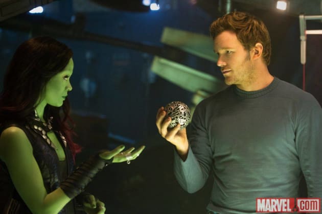 Guardians of the Galaxy Chris Pratt Zoe Saldana