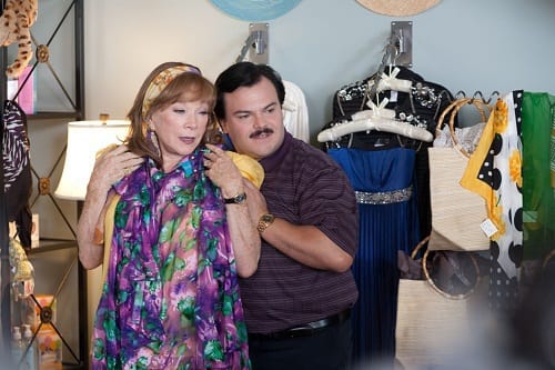 Shirley MacLaine and Jack Black in Bernie