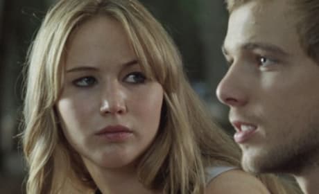 Jennifer Lawrence and Max in Thieriot House at the End of the Street