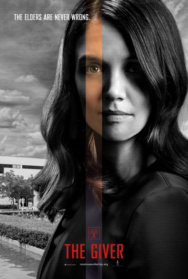 The Giver Katie Holmes Character Poster