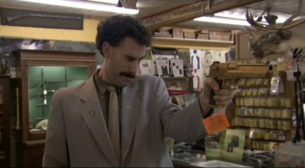 Borat With Gun