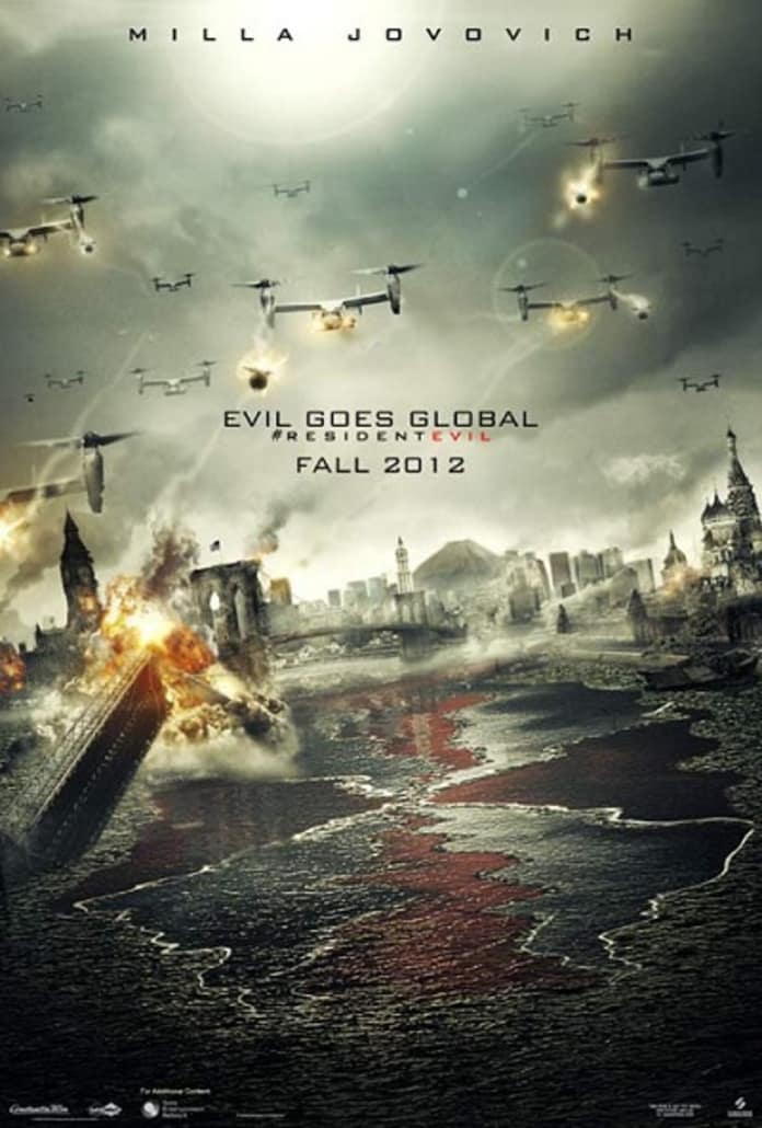 Resident Evil Retribution Poster: Where's Milla Jovovich? - Movie Fanatic