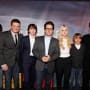 J.J. Abrams and the Cast of Super 8