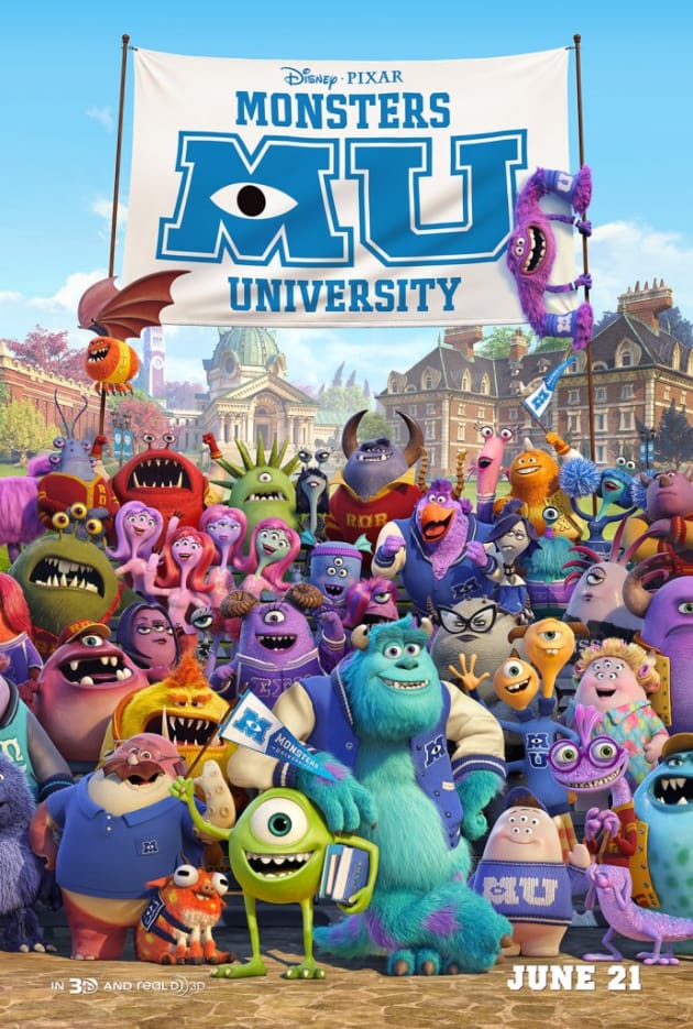 Monsters University Ensemble Poster
