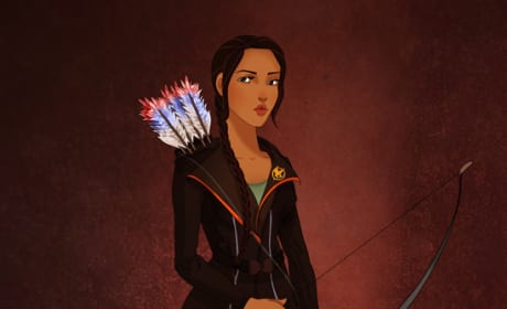 Pocahontas as Katniss