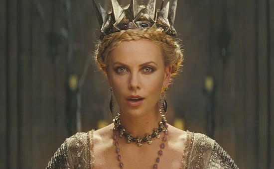 Charlize Theron as the Evil Queen in Snow White and the Huntsman