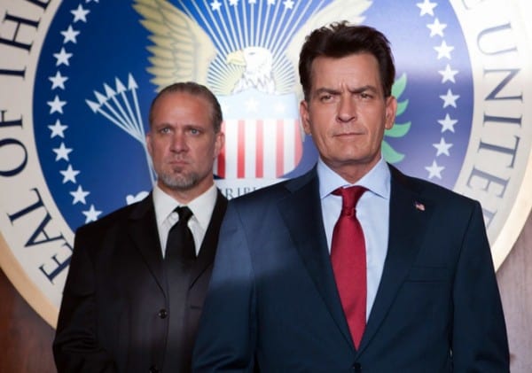 Charlie Sheen Jesse James Machete Kills