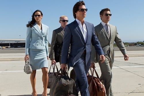 Jeremy Renner, Tom Cruise and Paula Patton in Mission Impossible Ghost Protocol
