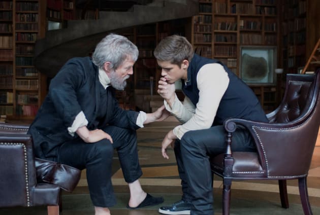 The Giver Stars Brenton Thwaites Jeff Bridges