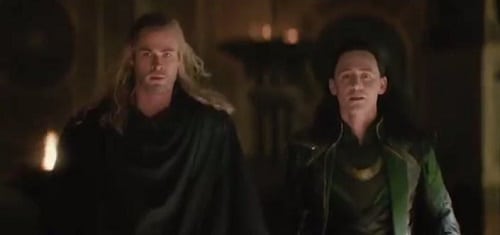 Chris Hemsworth Tom Hiddleston Thor The Dark World