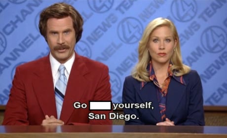 Anchorman Christina Applegate Will Ferrell