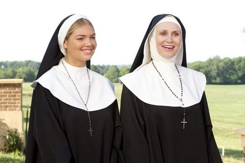 Kate Upton and Jane Lynch in The Three Stooges