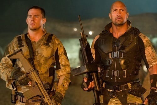 Dwayne Johnson Channing Tatum GI Joe Retaliation