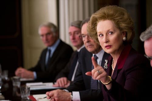 Meryl Streep is Margaret Thatcher in The Iron Lady