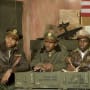 Tristin Wilds, Nate Parker and Ne-Yo in Red Tails