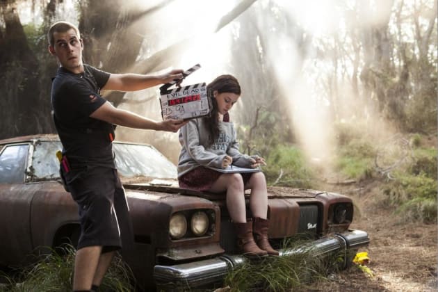 Jane Levy Evil Dead Set Photo