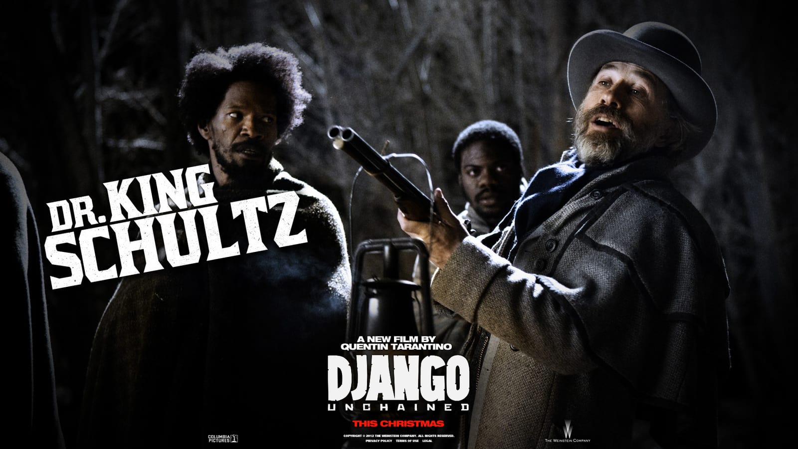 Christoph Waltz Django Unchained Wallpaper - Movie Fanatic