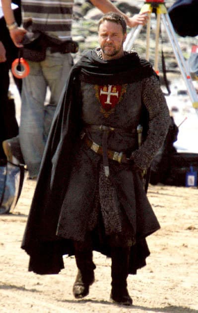 Russell as Robin Hood