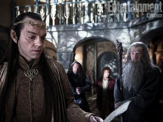 Elrond and Gandalf in The Hobbit