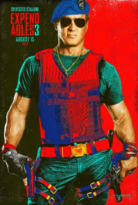 The Expendables 3 Sylvester Stallone Comic Con Poster