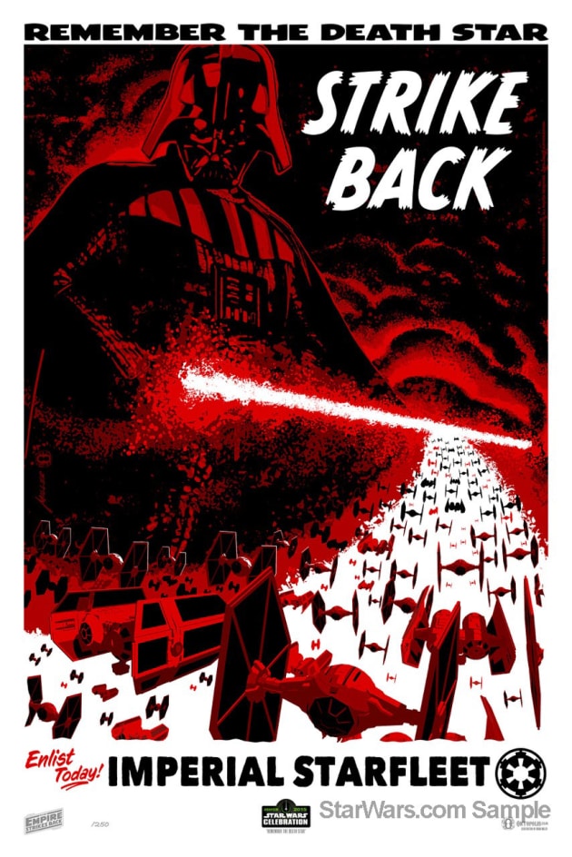 Star Wars Empire Strikes Back Painting