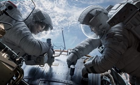 Gravity Sandra Bullock George Clooney