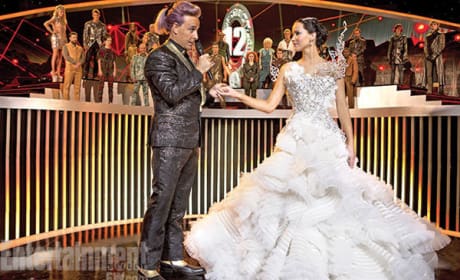 Catching Fire Stanley Tucci Jennifer Lawrence