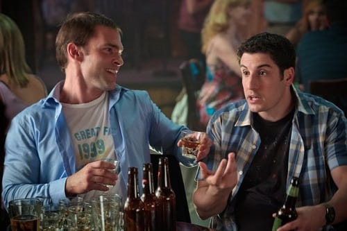 Seann Wililam Scott and Jason Biggs in American Reunion