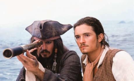Pirates of the Caribbean Johnny Depp Orlando Bloom