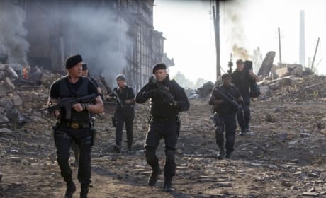 The Expendables 3 Cast in Action