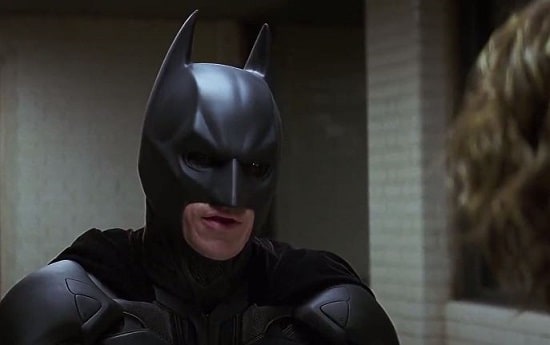 Christian Bale is Batman in The Dark Knight