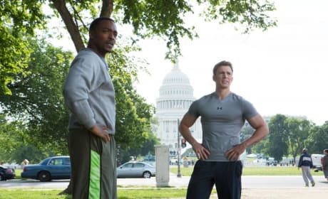 Chris Evans Anthony Mackie Captain America: The Winter Soldier