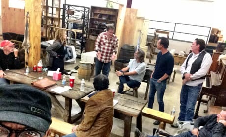 The Hateful Eight Rehearsal Photo