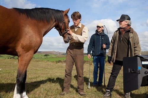Steven Spielberg Directs Jeremy Irvine in War Horse