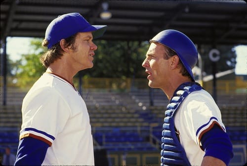Tim Robbins and Kevin Costner in Bull Durham