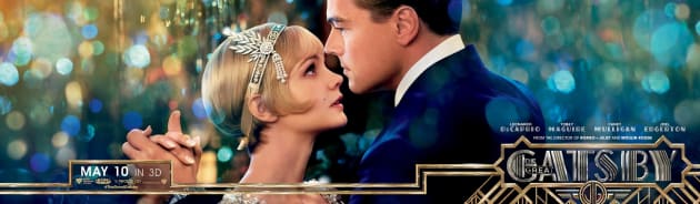 The Great Gatsby Banner Leonardo DiCaprio Carey Mulligan