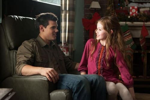 McKenzie Foy and Taylor Lautner in Breaking Dawn Part  2