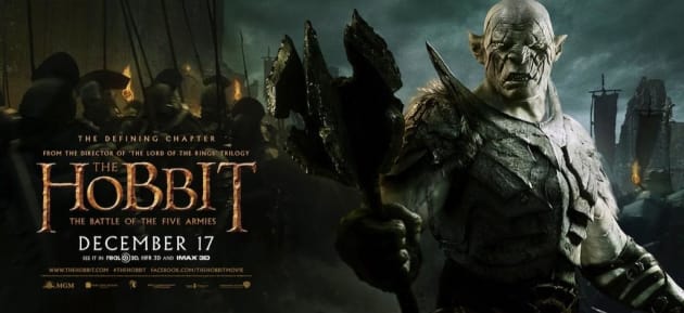 The Hobbit: The Battle of The Five Armies Official Banner