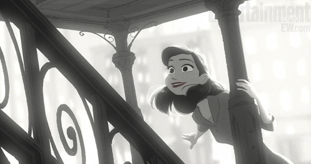 Paperman Still Woman