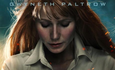 Iron Man 3 Character Poster: Gwyneth Paltrow Holds Busted Helmet